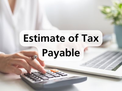 Estimate of Tax Payable